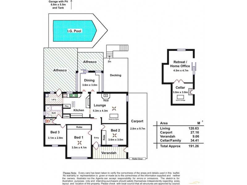78 Davenport Terrace, Seacliff Park SA 5049 Floorplan