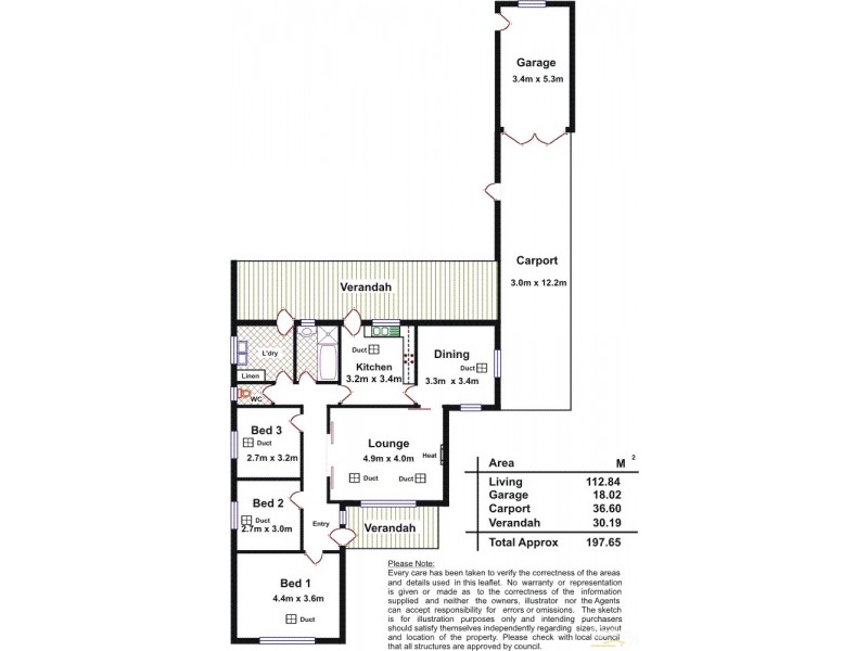 132 Edward Street, Clarence Gardens SA 5039 Floorplan