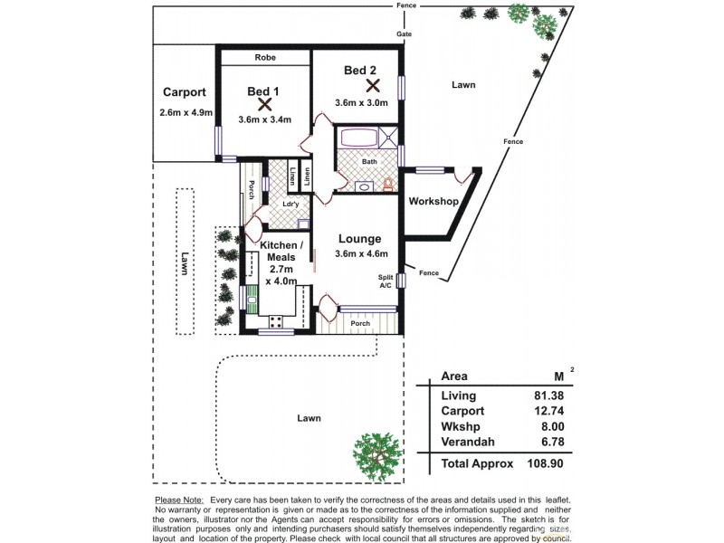 3/4 Butler Avenue, Lower Mitcham SA 5062 Floorplan