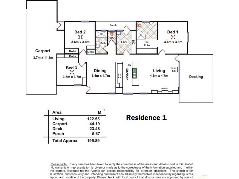 178 Karatta Terrace, Penneshaw SA 5222 Floorplan