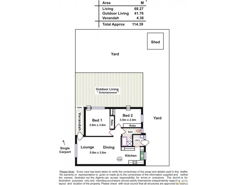 5/7 Third Avenue, Ascot Park SA 5043 Floorplan