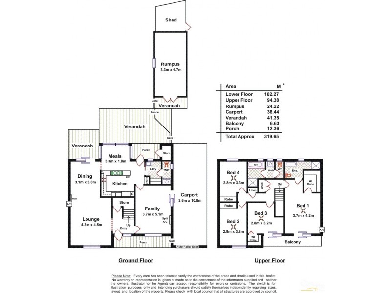 16 Naldera Crescent, Seacliff Park SA 5049 Floorplan