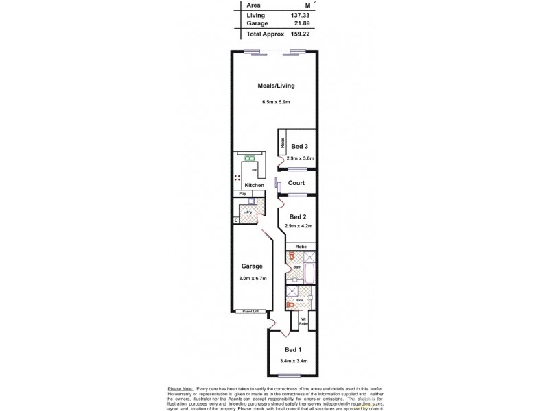2B Dudley Avenue, Daw Park SA 5041 Floorplan