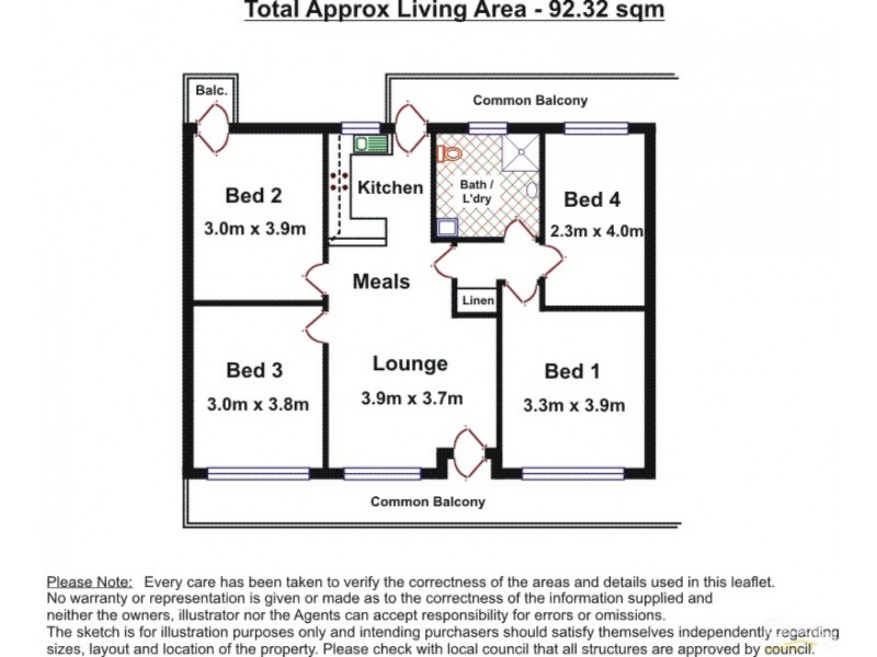 40/49 Leader Street, Goodwood SA 5034 Floorplan