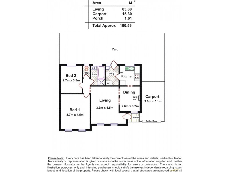 9/18 Washington Crescent, Findon SA 5023 Floorplan