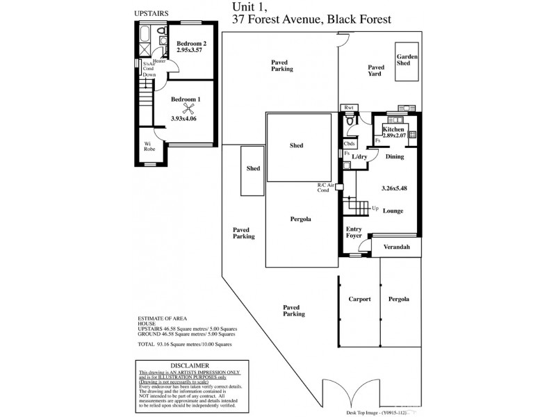 1/37 Forest Avenue, Black Forest SA 5035 Floorplan