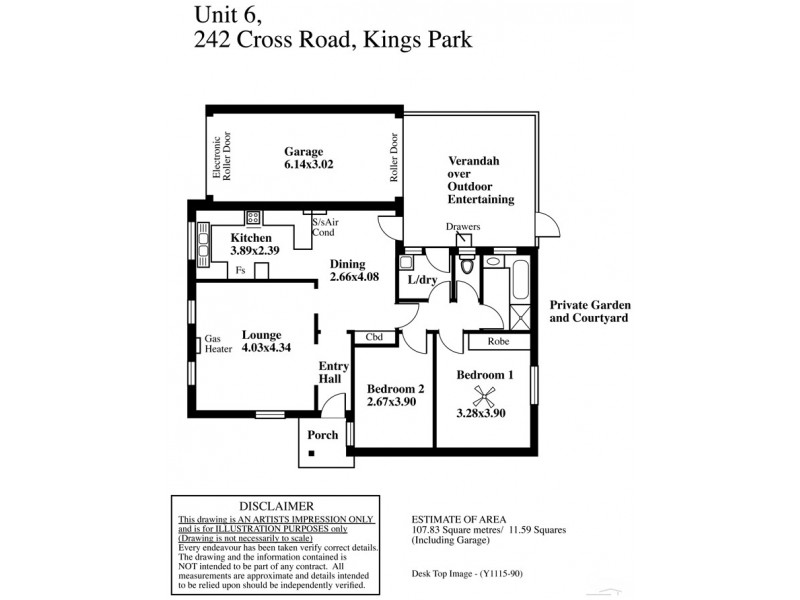 6/242 Cross Road, Kings Park SA 5034 Floorplan
