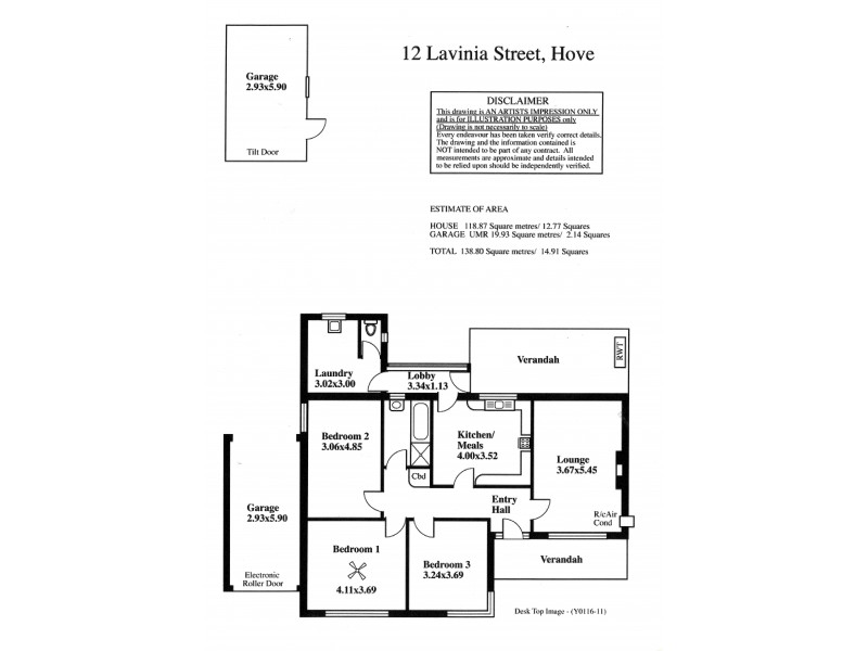 12 Lavinia Street, Hove SA 5048 Floorplan