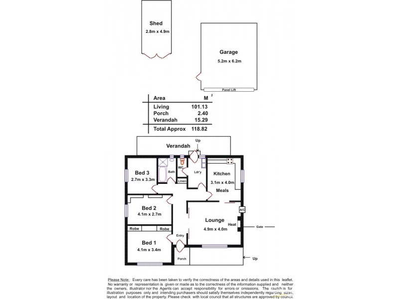 35 Kingston Avenue, Richmond SA 5033 Floorplan