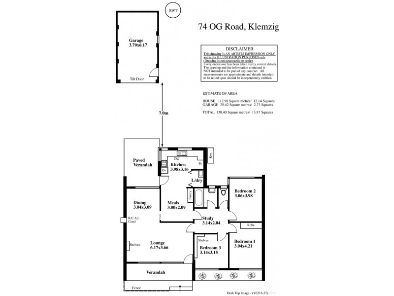 74 OG Road, Klemzig SA 5087 Floorplan