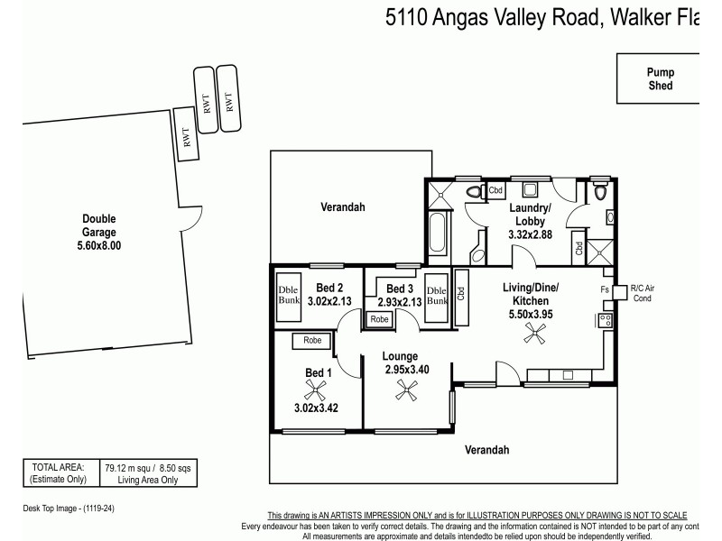 5110 Angas Valley Road, Walker Flat SA 5238 Floorplan