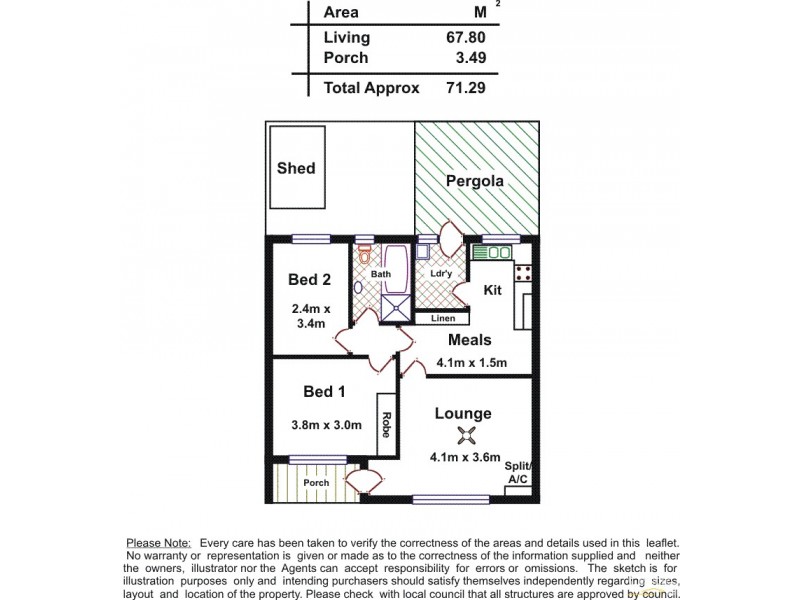 3/61 Third Avenue, Forestville SA 5035 Floorplan