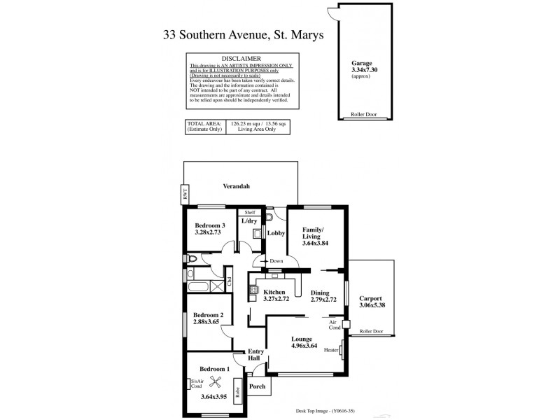 33 Southern Avenue, St Marys SA 5042 Floorplan