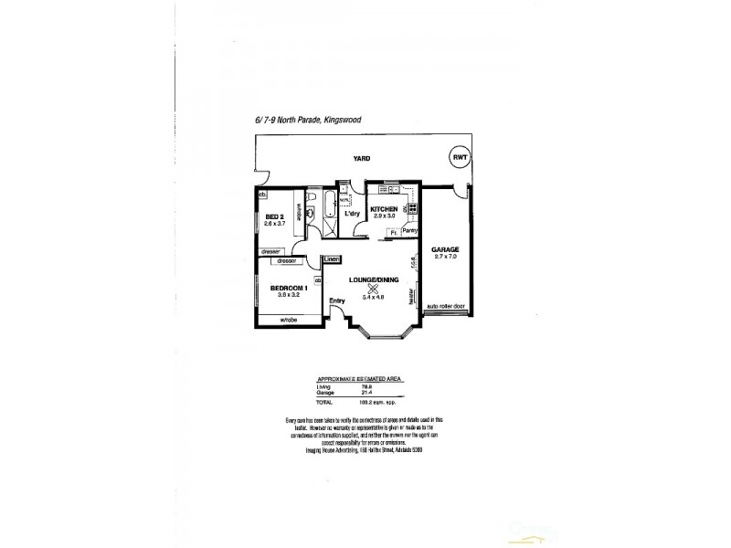 6/7-9  North Parade, Kingswood SA 5062 Floorplan