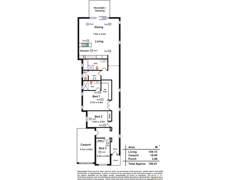 44 Brooker Terrace, Richmond SA 5033 Floorplan