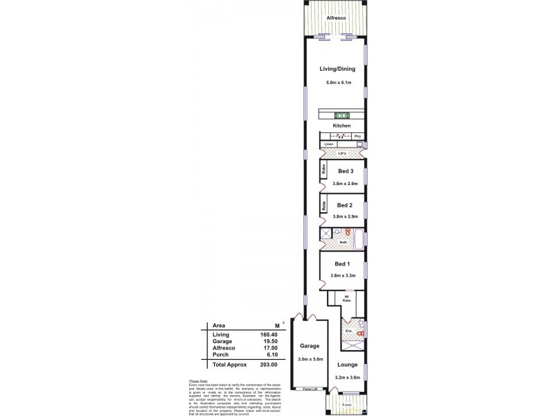 26  Dryden Road, Black Forest SA 5035 Floorplan
