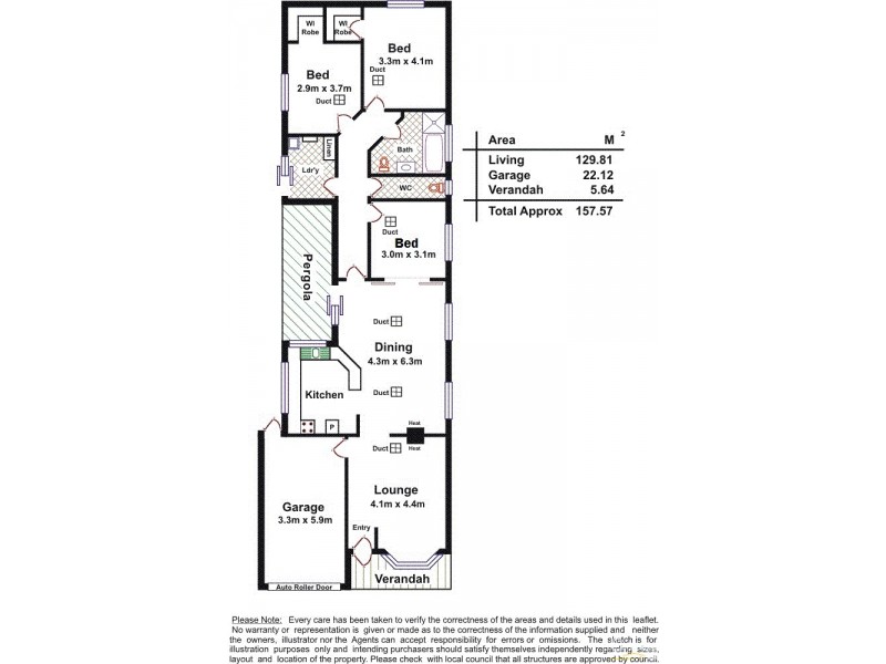 10a Sutton Avenue, Seacombe Gardens SA 5047 Floorplan