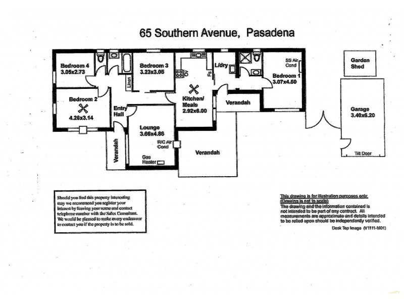 65 Southern Avenue, Pasadena SA 5042 Floorplan