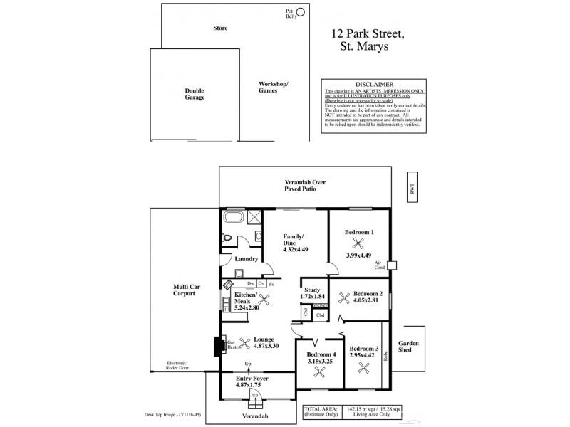 12 Park Road, St Marys SA 5042 Floorplan