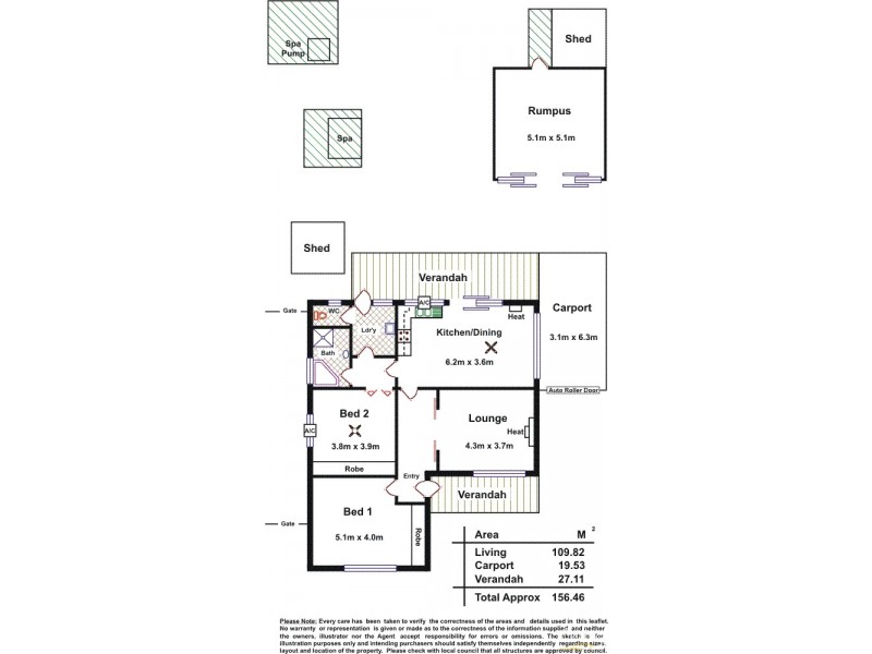 6  Pembroke Avenue, Netley SA 5037 Floorplan