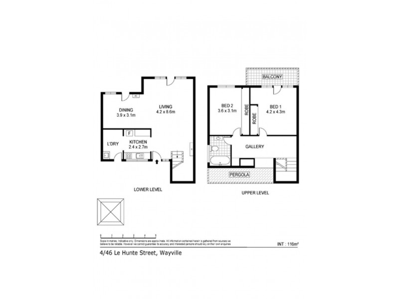 4/46 Le Hunte Street, Wayville SA 5034 Floorplan