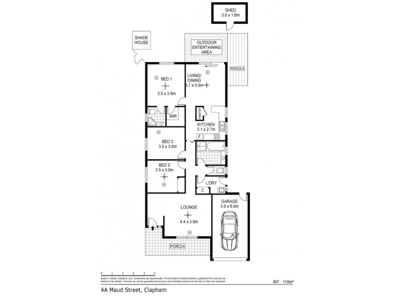 4A Maud Street, Clapham SA 5062 Floorplan
