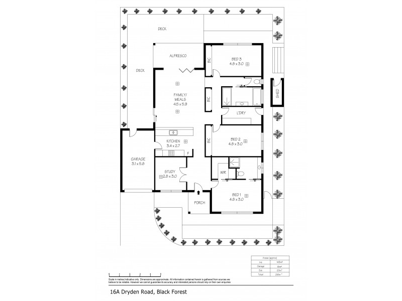 16A Dryden Road, Black Forest SA 5035 Floorplan