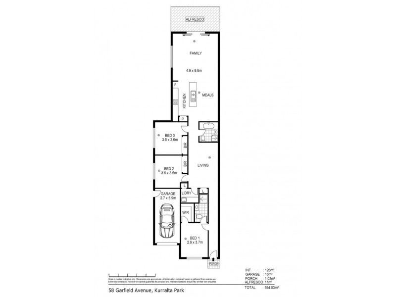 58 Garfield Avenue, Kurralta Park SA 5037 Floorplan