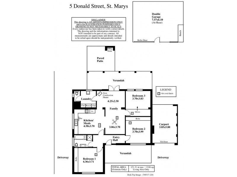 5 Donald Street, St Marys SA 5042 Floorplan