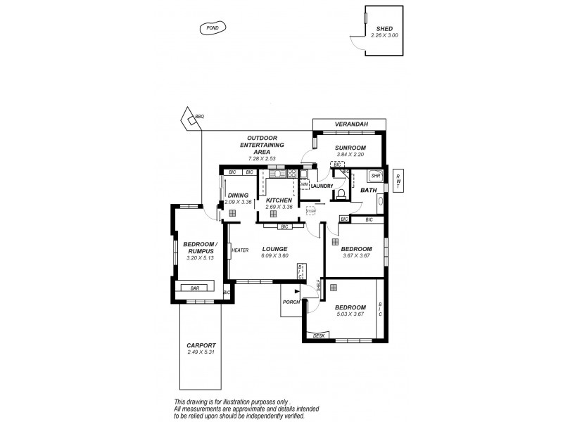 46 Seaforth Avenue, Somerton Park SA 5044 Floorplan