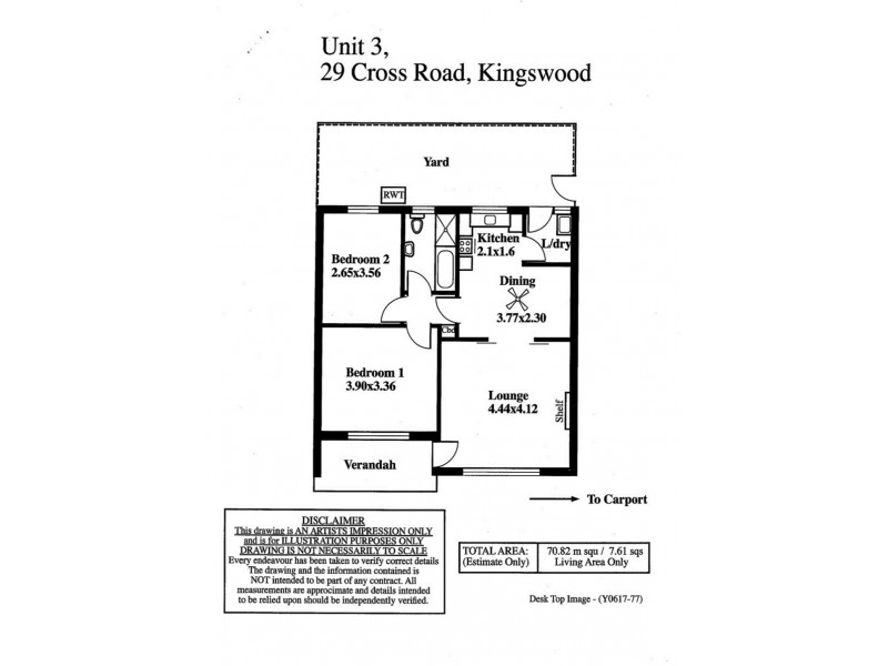 3/29 Cross Road, Kingswood SA 5062 Floorplan