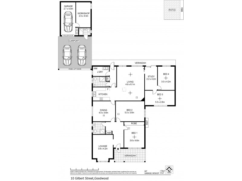 10 Gilbert Street, Goodwood SA 5034 Floorplan