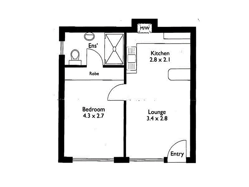 3/7a Nelson Street, Fullarton SA 5063 Floorplan