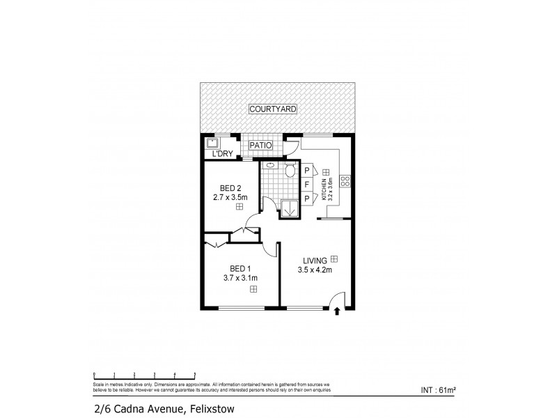 2/6 Cadna Avenue, Felixstow SA 5070 Floorplan