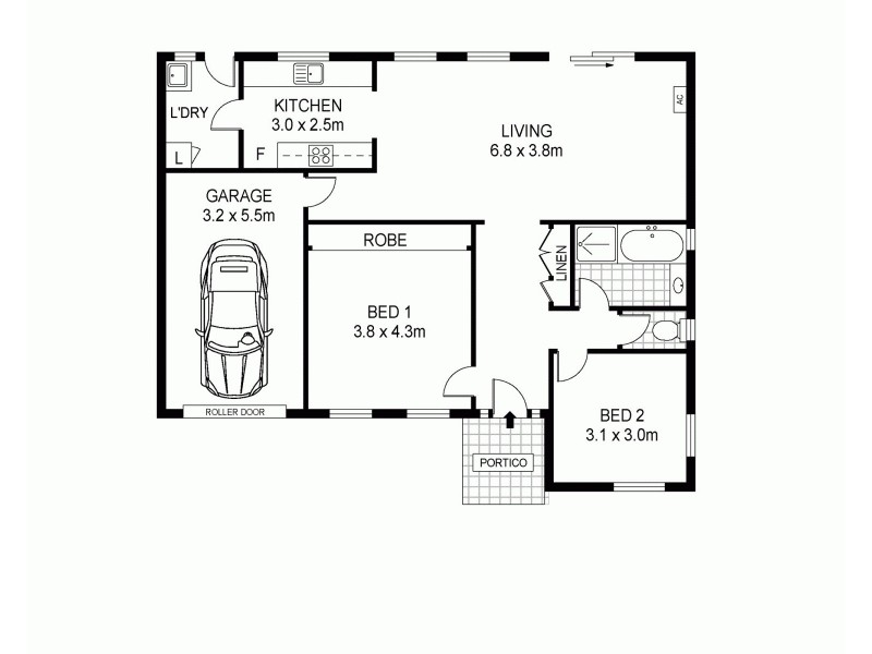5/59 Sportsmans Drive, West Lakes SA 5021 Floorplan