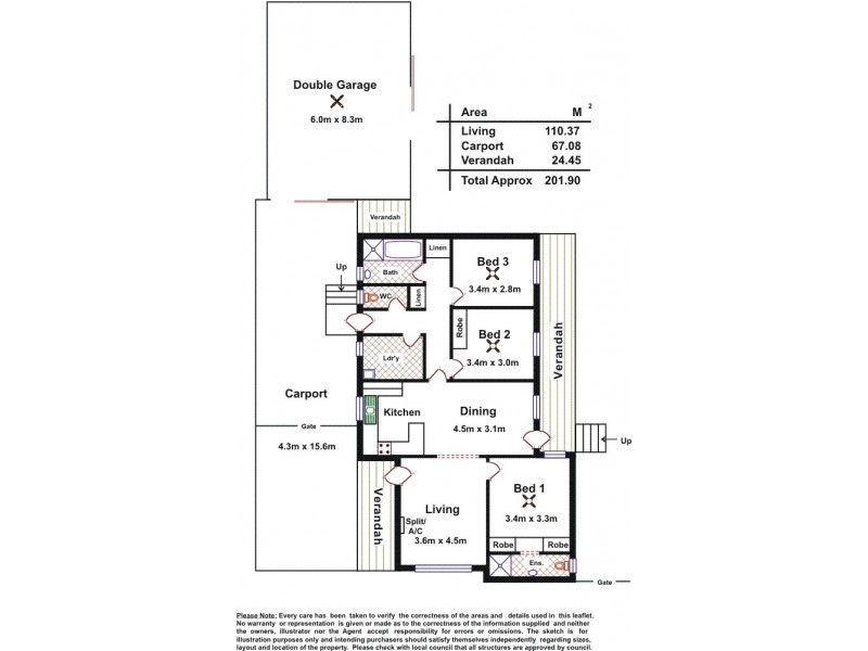52 Derrick Road, Elizabeth East SA 5112 Floorplan