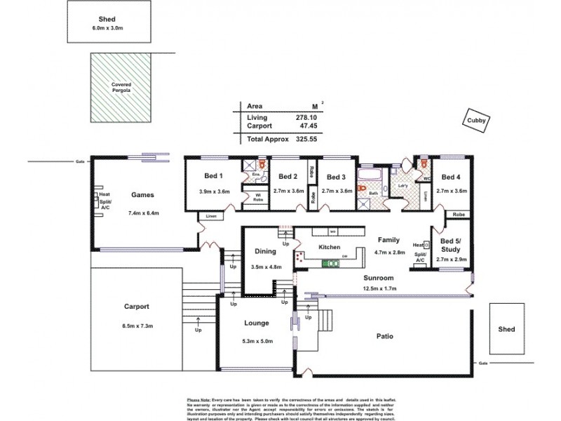 3 Linfield Avenue, Belair SA 5052 Floorplan
