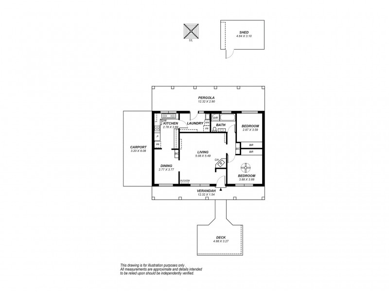 45 Hill View Road, Bridgewater SA 5155 Floorplan