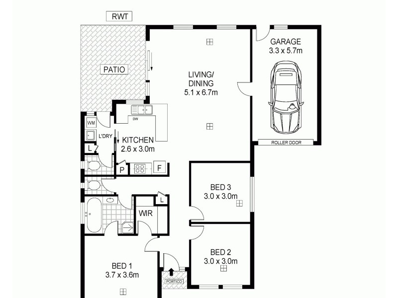 107B Railway Terrace, Ascot Park SA 5043 Floorplan