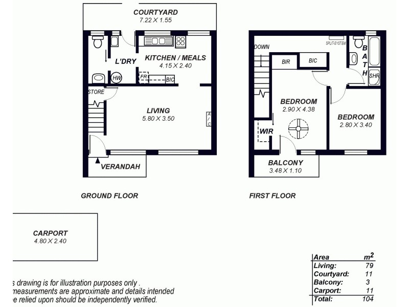 1/41 Victoria Street, Forestville SA 5035 Floorplan