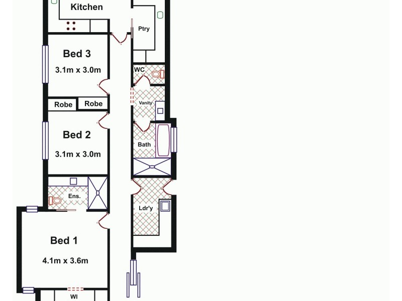 9 Maitland Street, Mitcham SA 5062 Floorplan