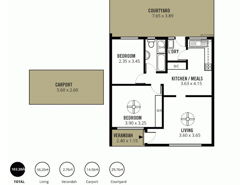 3/14 Hendrie Street, Morphettville SA 5043 Floorplan
