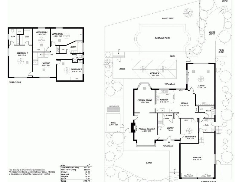 4 Pages Road, Mitcham SA 5062 Floorplan