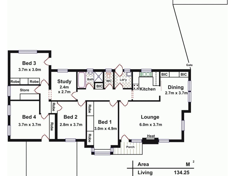 9 Castle Close, Crafers West SA 5152 Floorplan