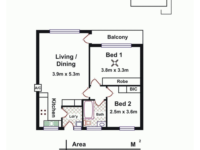 6/115 Gage Street, Firle SA 5070 Floorplan