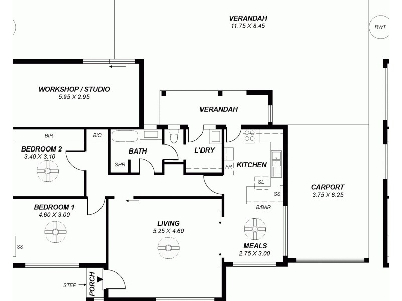 4 Sixth Avenue, Ascot Park SA 5043 Floorplan
