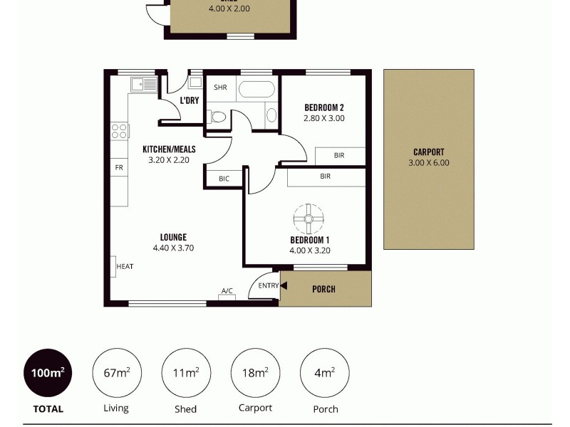 2/97 Valley Road, Hope Valley SA 5090 Floorplan
