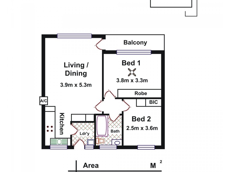 6/115 Gage Street, Firle SA 5070 Floorplan