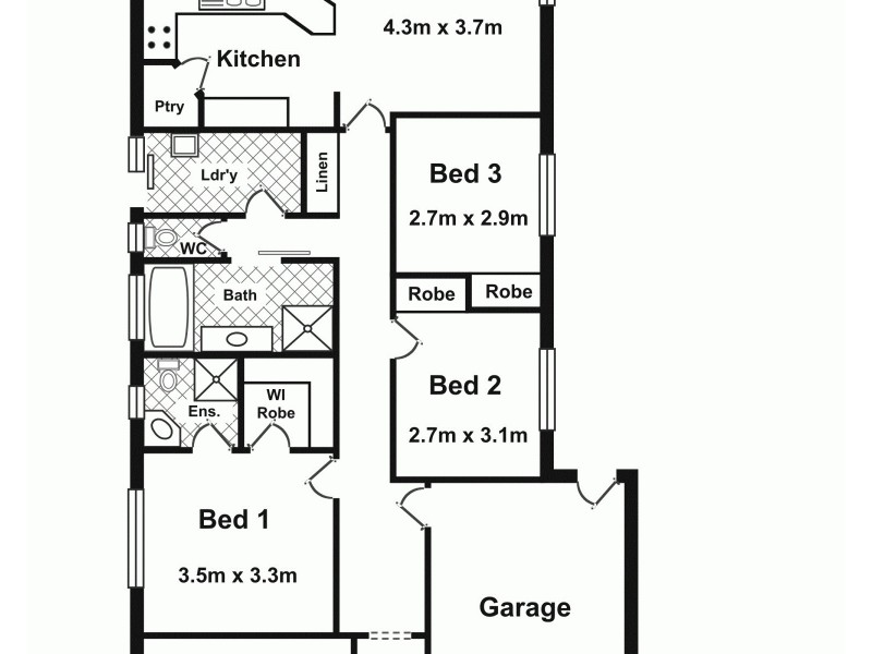 85A Dorene Street, St Marys SA 5042 Floorplan