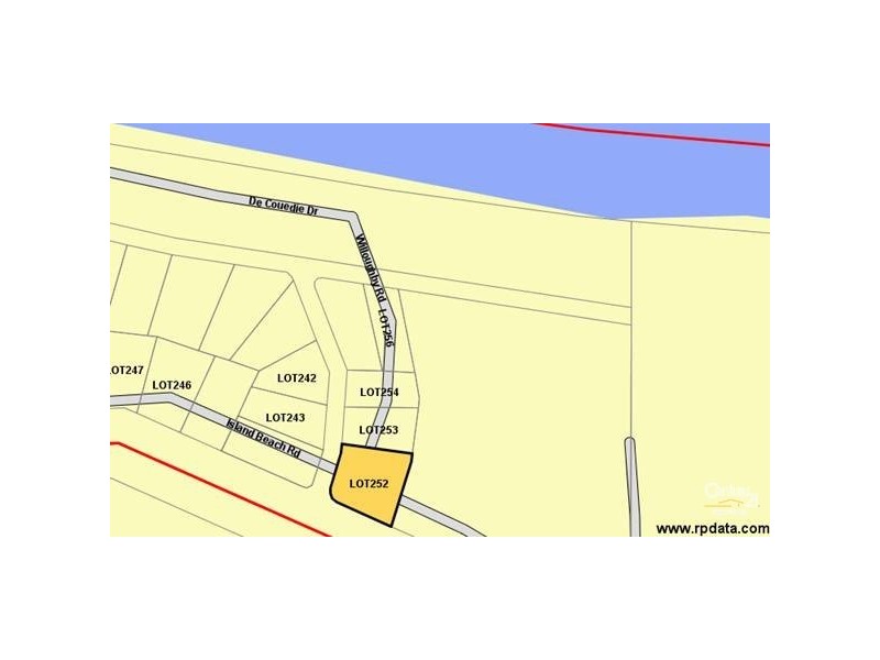 Lot 252 Cnr Willoughby and Island Beach Rd, Island Beach SA 5222